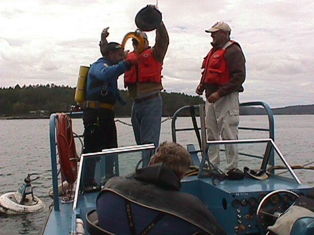 Suit up for the inspection dive!