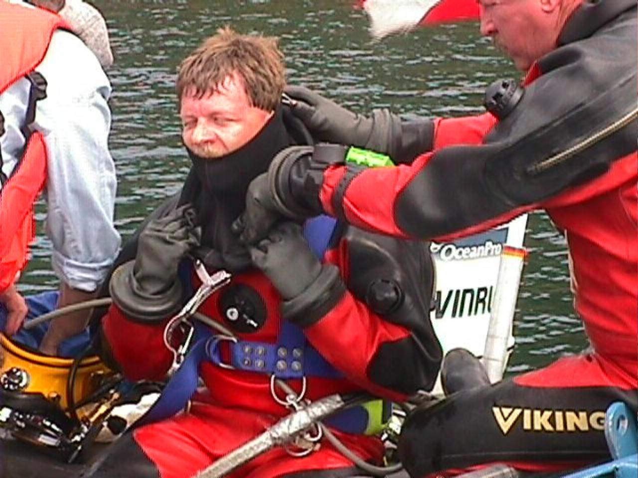 Suit up for the inspection dive!